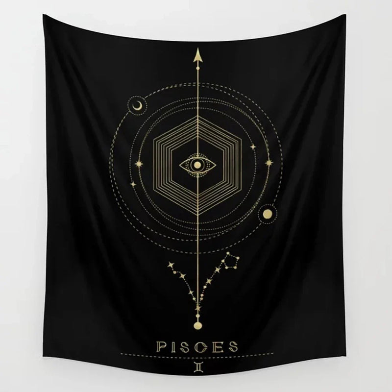 Moon Phase Magic Tapestry by Afralia™ - Boho Wall Hanging for Bedroom Decor