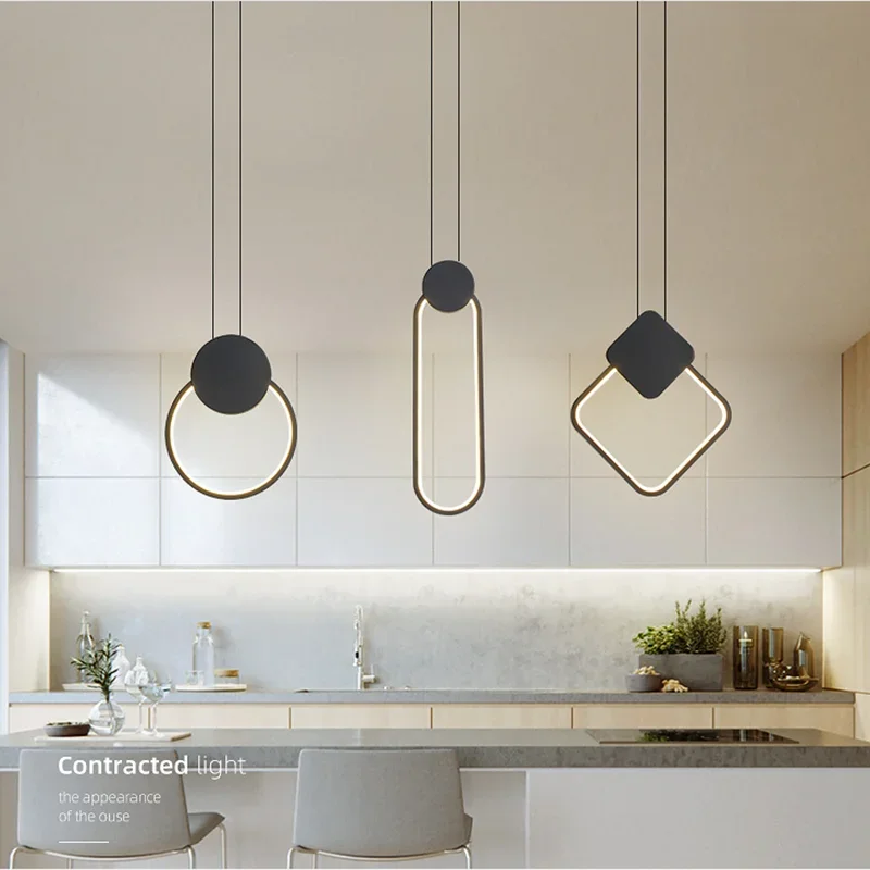 Afralia™ Luxe Nordic Circle Lamp for Home Decor & Ambiance