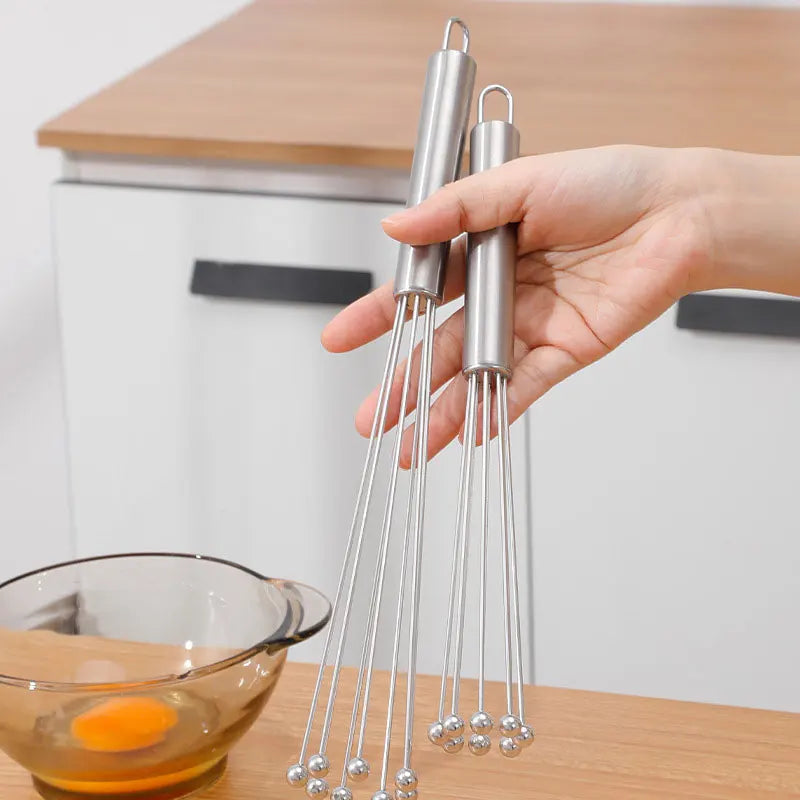 Afralia™ Stainless Steel Egg Beater Whisk Mixer | Durable Kitchen Gadgets