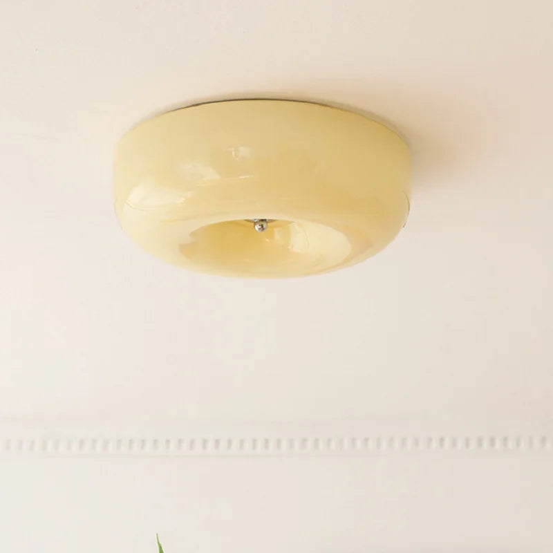 Afralia™ French Cream Ceiling Lamp for Children's Room and Bedroom