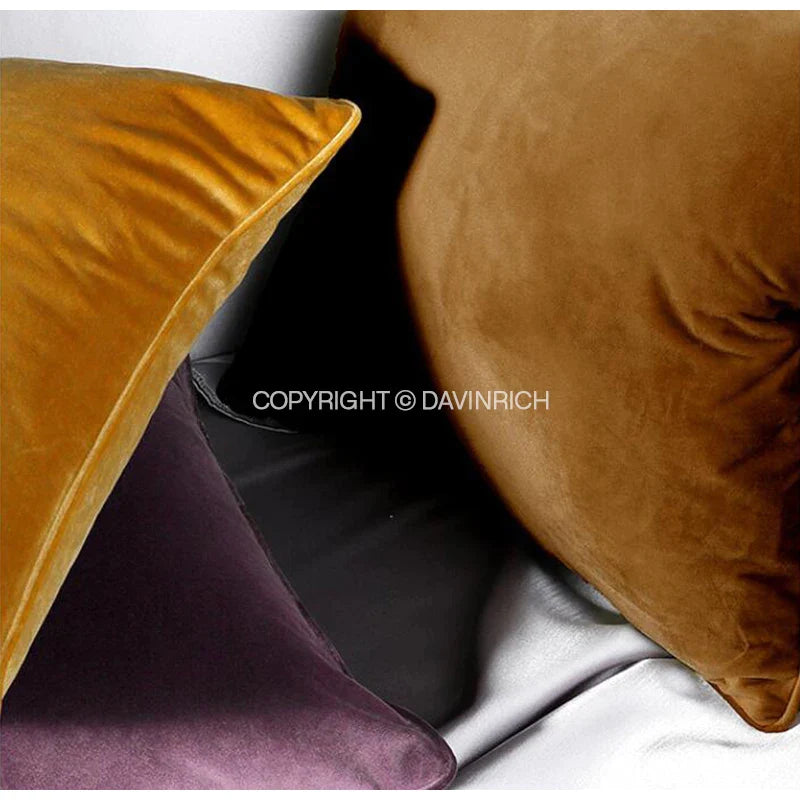 Afralia™ Luxe Velvet Throw Pillow Cover | Soft & Elegant Cushion Case for Sofa, Couch, Bedroom