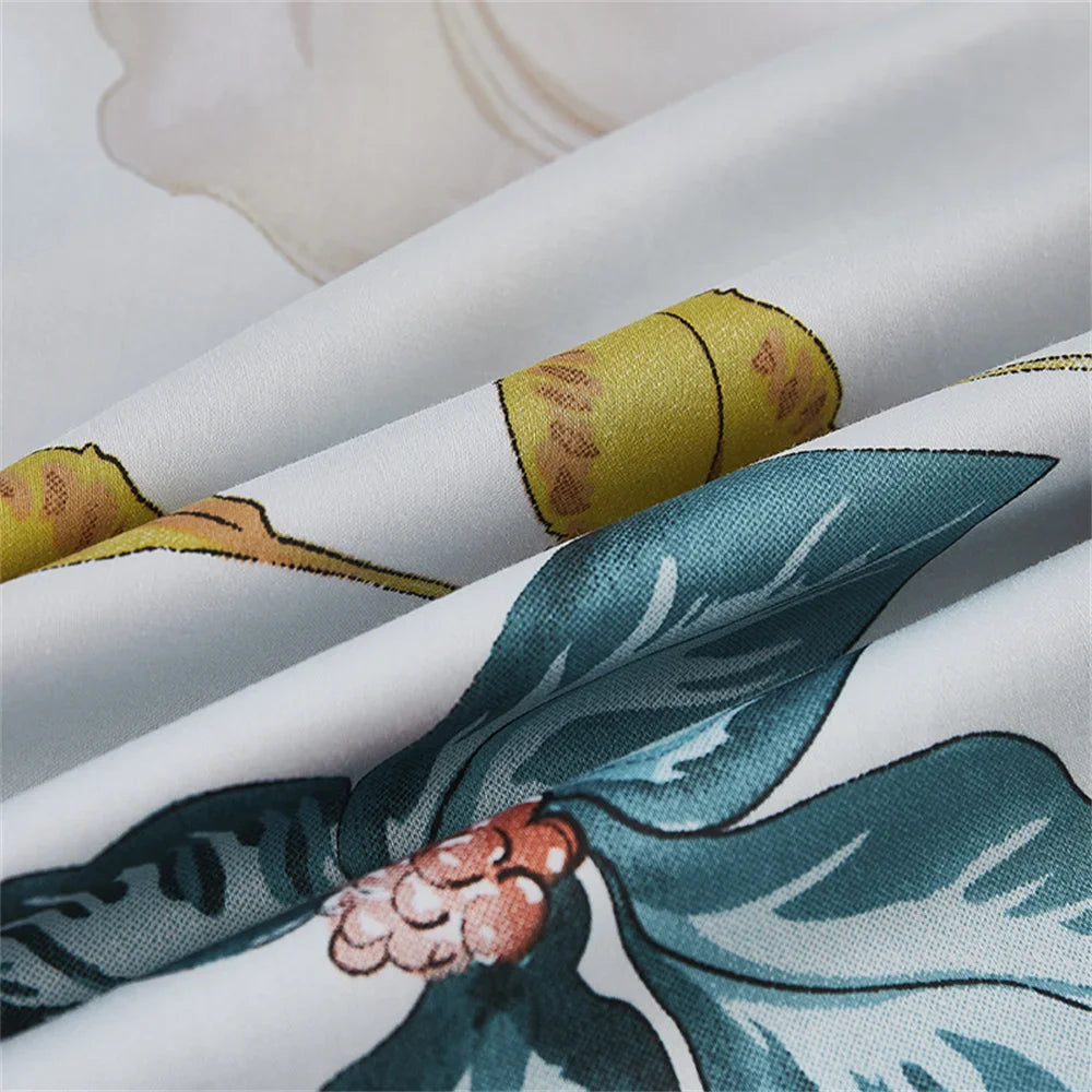 Afralia™ 600TC Egyptian Cotton Queen King Bedding Set Duvet Cover Bed Linens