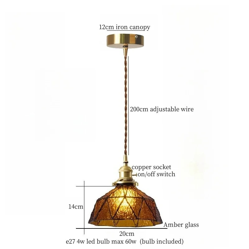 Afralia™ Cream Glass LED Pendant Lamp - Nordic Minimalist Brass Hanging Light