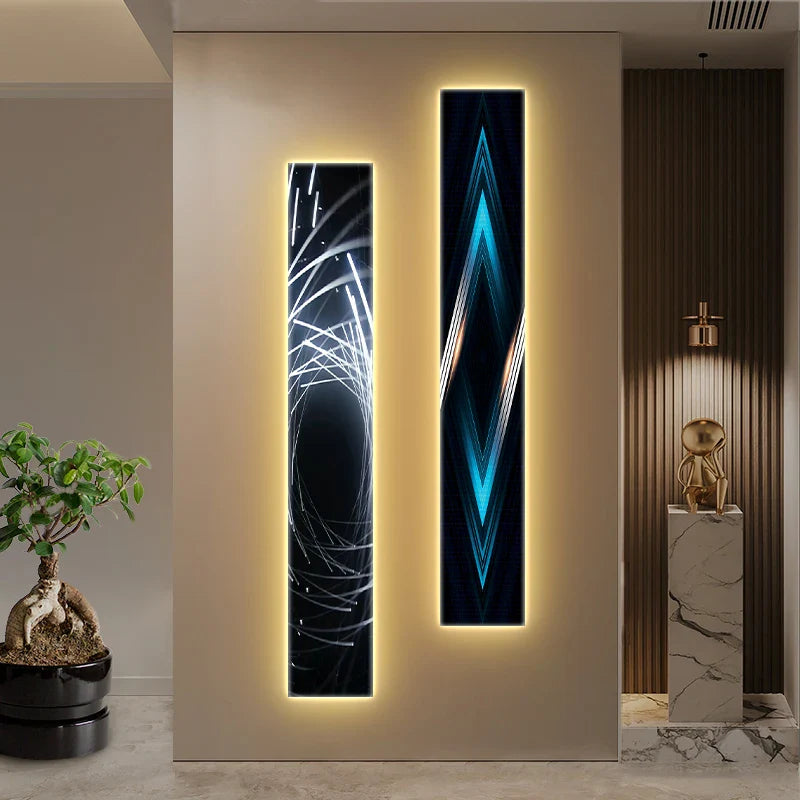 Afralia™ Abstract LED Wall Lamp for Modern Interior Decoration