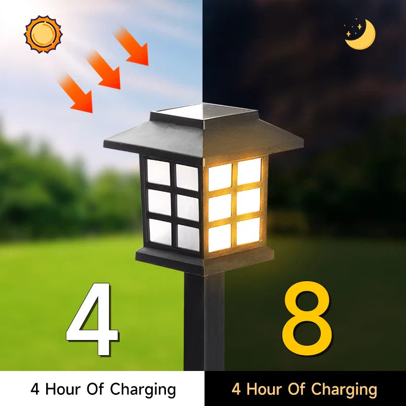 Afralia™ RGB Solar Lights for Outdoor Home Yard Garden Waterproof Solar Lamps