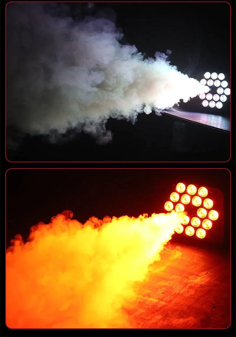 Afralia™ 500W Smoke Machine with 13 Color Lights & Wireless Remote Control