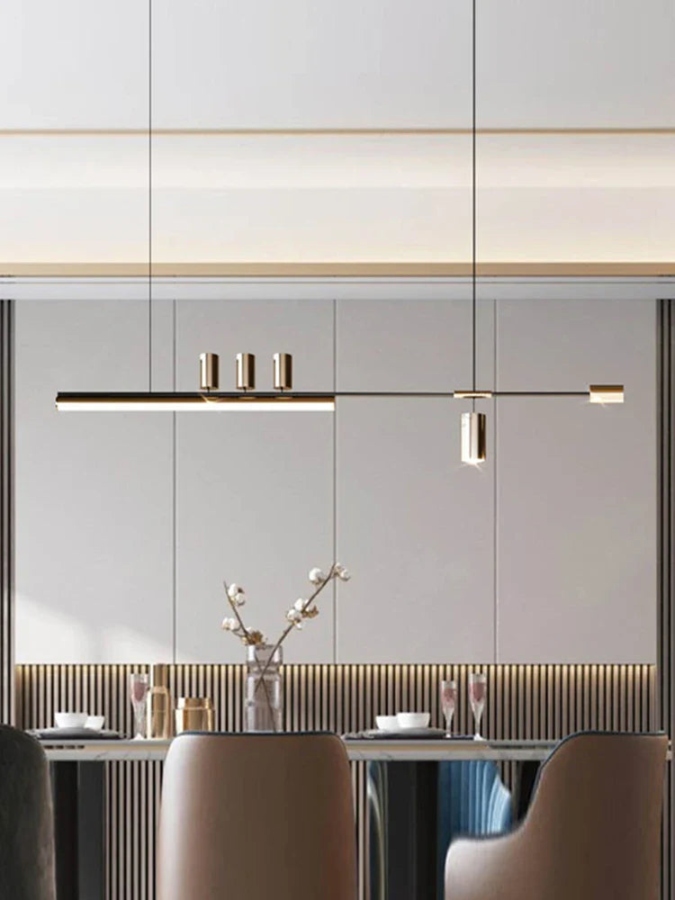 Afralia™ Modern Luxury LED Chandelier for Dining Room, Living Room, Kitchen, Bar, Office, and Desk