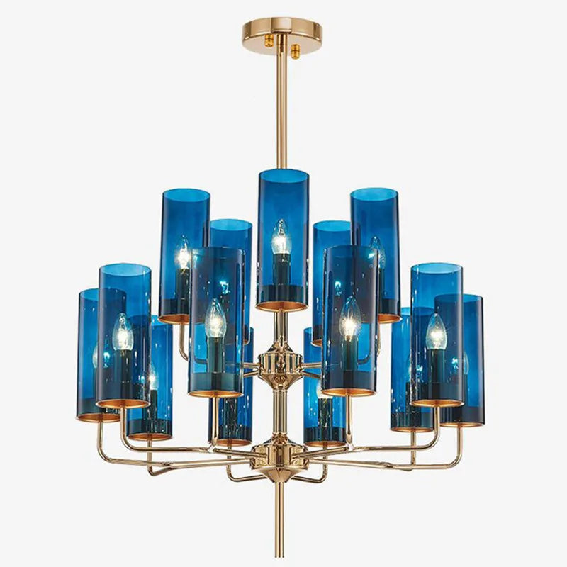 Afralia™ Glass Chandelier: Elegant Nordic Design Hanging Lamp for Kitchen Island, Restaurant, and Home