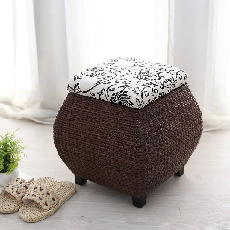 Afralia™ Storage Stool: Multifunctional Organizing Box & Footrest for Shoe Changing & Sofa Use