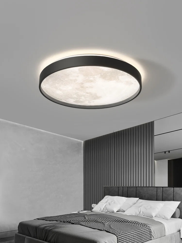 Afralia™ Ultra-Thin Round LED Ceiling Lamp for Bedroom, Modern Nordic Design