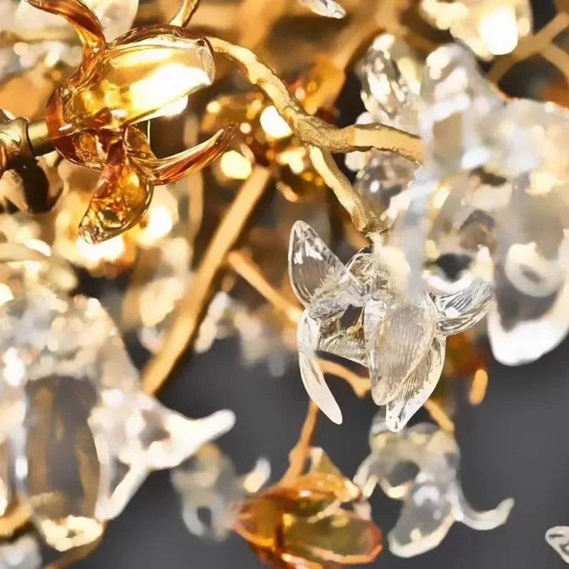 Afralia™ Luxury Villa Crystal Chandelier for Living Room, Bar, and Tea Room