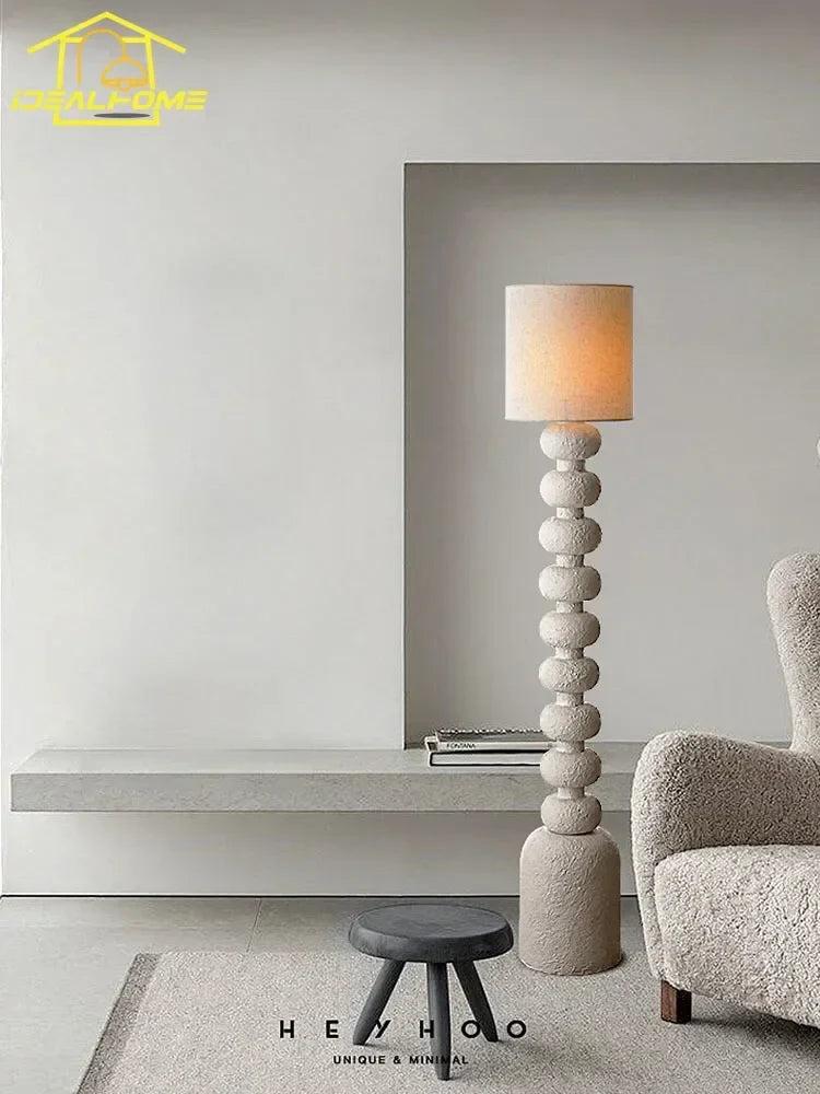 Afralia™ Minimalist Resin Floor Lamp LED E27 for Living Room Bedroom Hotel Club