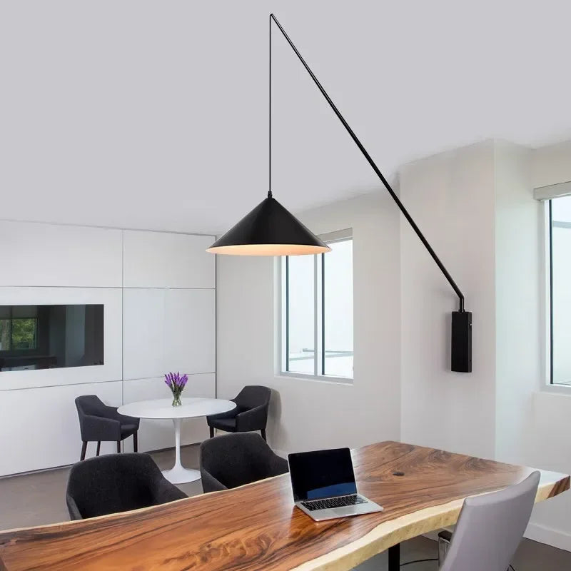 Afralia™ Industrial Fishing Sconce for Kitchen, Dining & Living Room