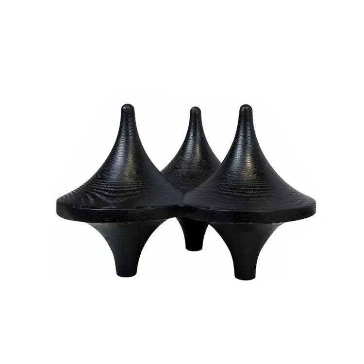 Afralia™ Geometric Gyroscope Triangle Cone Resin Decorative Figurines Ornament