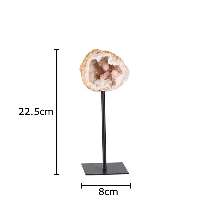 Afralia™ Minimalist Agate Desk Ornament for Stylish Living Room Decor