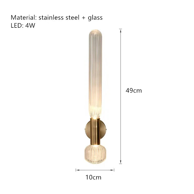 Afralia™ Glass Tubes Chandelier LED Pendant Lamp for Modern Luxury Lighting