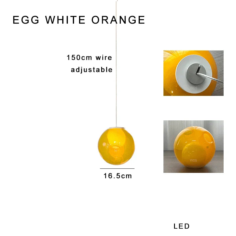 Afralia™ Glass Ball Pendant Light: Modern Handmade Boho Sputnik Fixture for Living Room & Dining Room