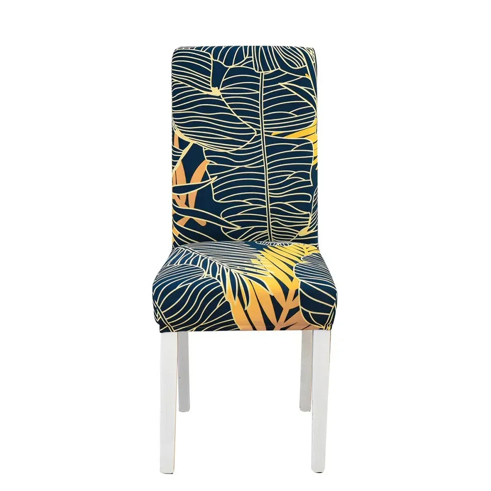 Afralia™ Geometric Stretch Chair Cover Slipcovers | Elastic Seat Case