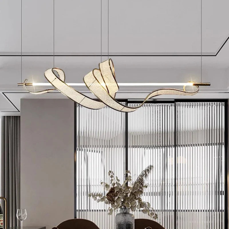 Afralia™ Modern Indoor Pendant Light Chandelier for Dining Room