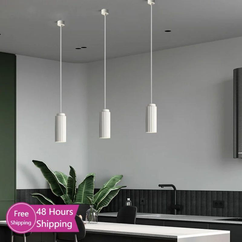 Afralia™ Modern Resin Pendant Lights for Kitchen Dining Room Ceiling Chandelier Lighting