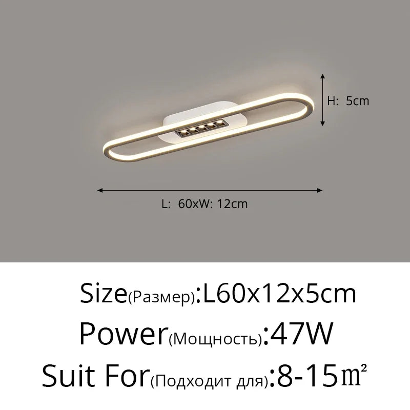 Afralia™ LED Corridor Chandeliers with Spotlights - Creative Entry Porch Lighting