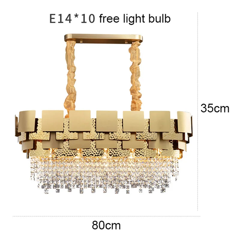 Afralia™ Copper K9 Crystal Chandelier: Luxury Minimalist Lighting for Living Room, Dining Room, Bedroom