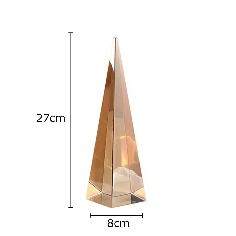 Afralia™ Geometric Crystal Artwork Polyhedron Sculpture Desk Decoration Modern Home Decor