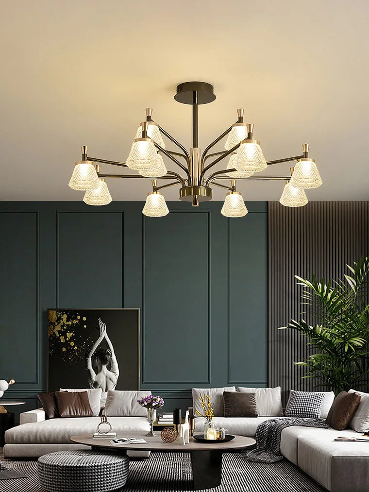Afralia™ Nordic Chandeliers: Elegant Ceiling Hanging Lamps for Living Room, Dining Table & Bedrooms