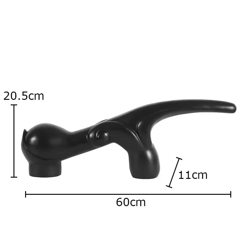 Afralia™ Geometric Knot Resin Sculpture Desk Decoration Room Aesthetics Artwork