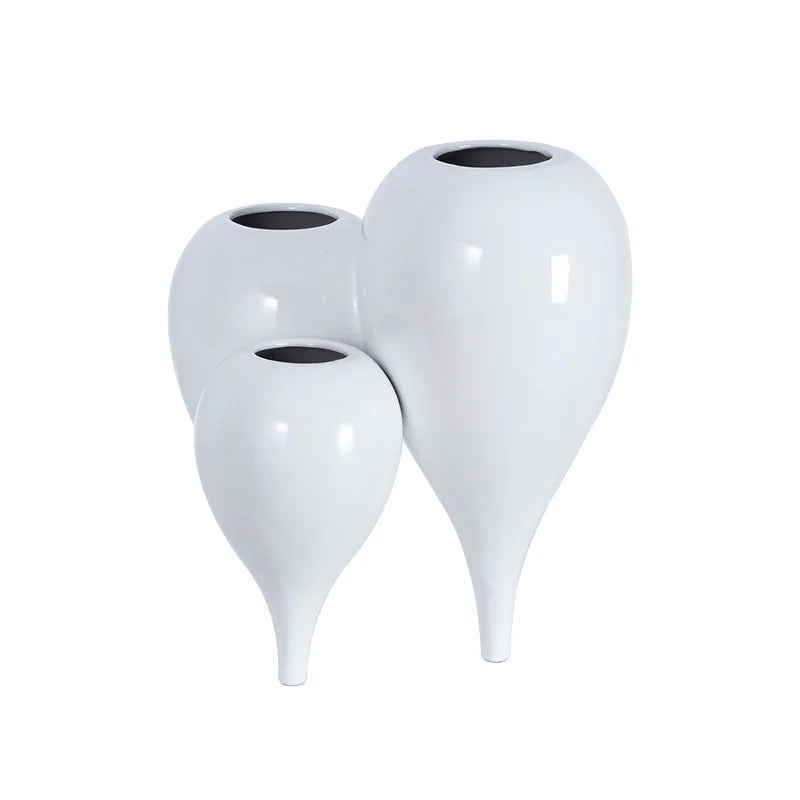 Afralia™ Ceramic Bubble Vase Set - Abstract Handcrafted Flower Arranger Home Decor