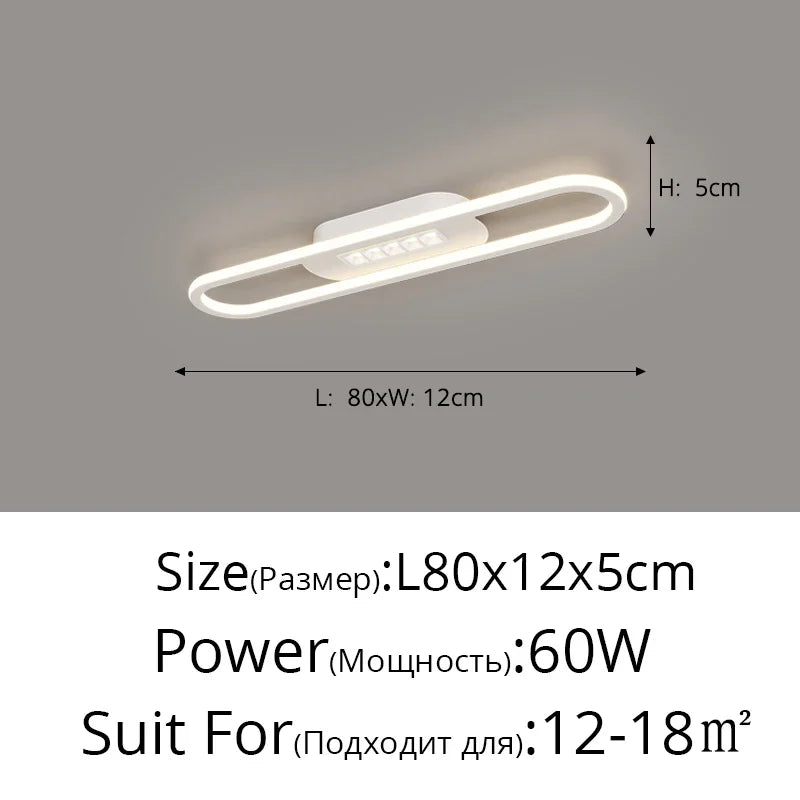 Afralia™ LED Corridor Chandeliers with Spotlights - Creative Entry Porch Lighting