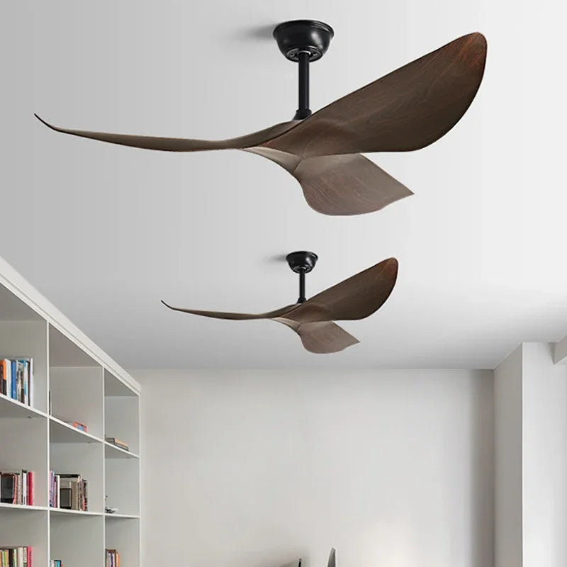 Afralia™ 52" Modern Ceiling Fan DC Remote Control Electric Fan for Home and Office