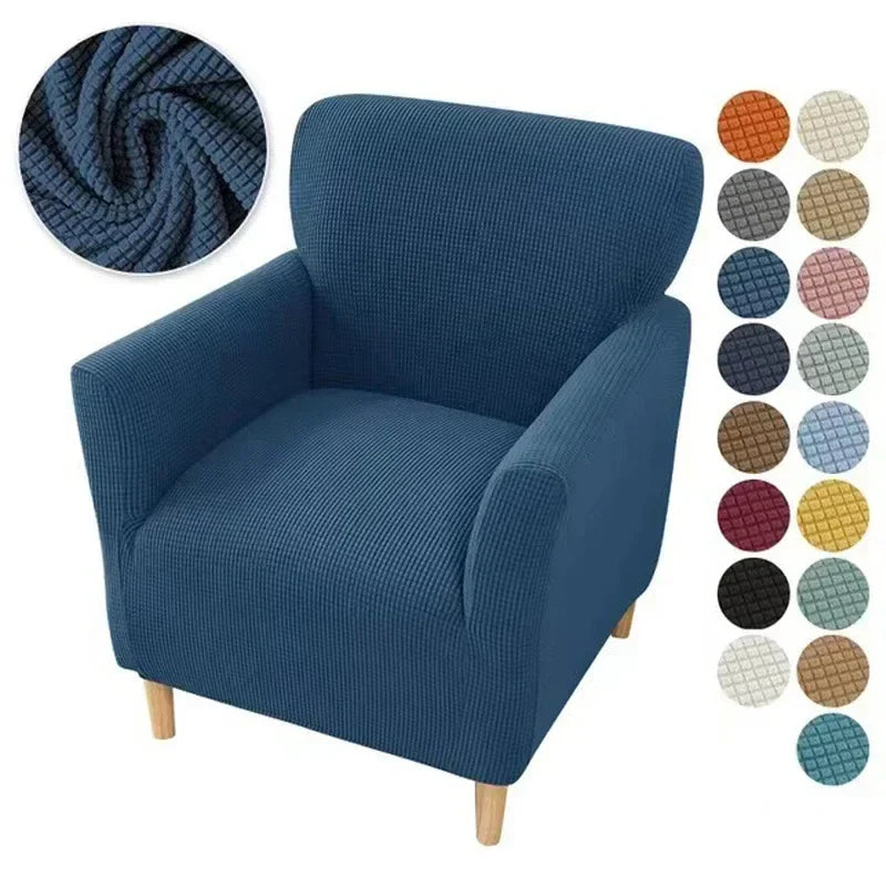 Afralia™ Plaid Velvet Sofa Cover: Adjustable Stretch Slipcover for Home Decor