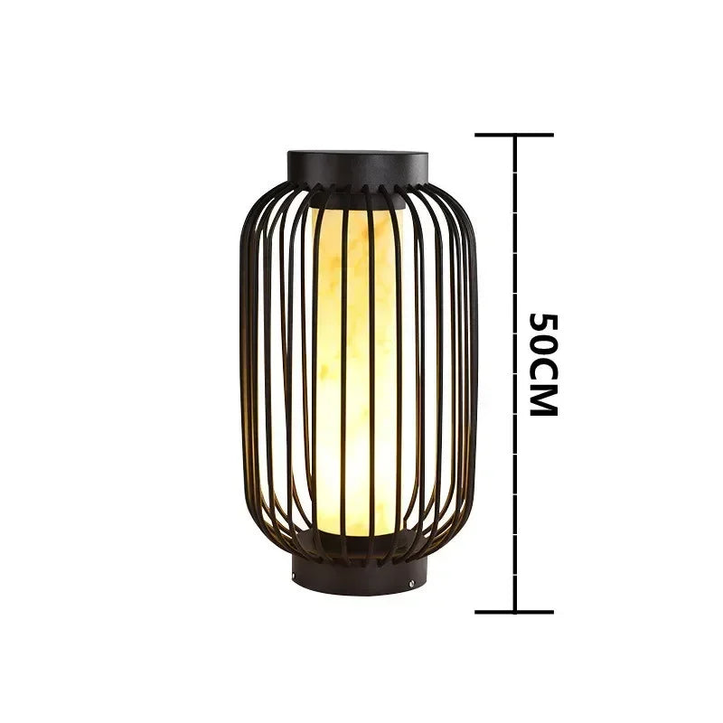 Afralia™ Solar Bird Cage Lawn Light for Park Villa Courtyard - Waterproof IP65