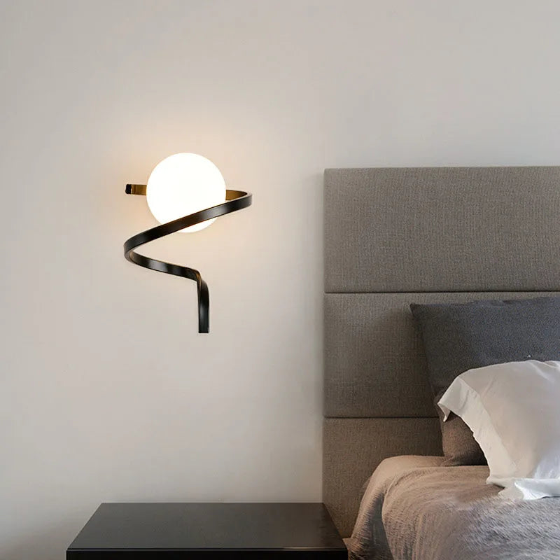 Afralia™ Modern Glass Wall Lamp - Stylish LED G9 Wall Sconce for Bedroom, Living Room, and Aisle