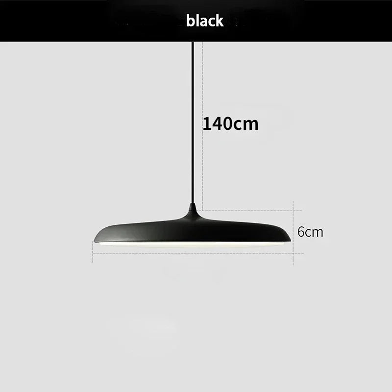 Afralia™ Modern UFO Pendant Light for Kitchen Living Room Dining Table