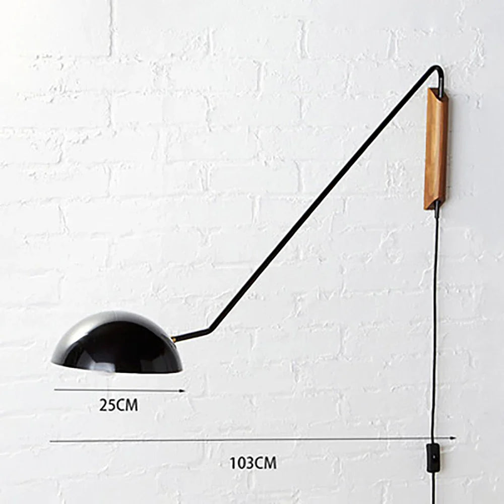 Afralia™ Modern Swim LED Wall Lamp for Home Decor and Study Lighting