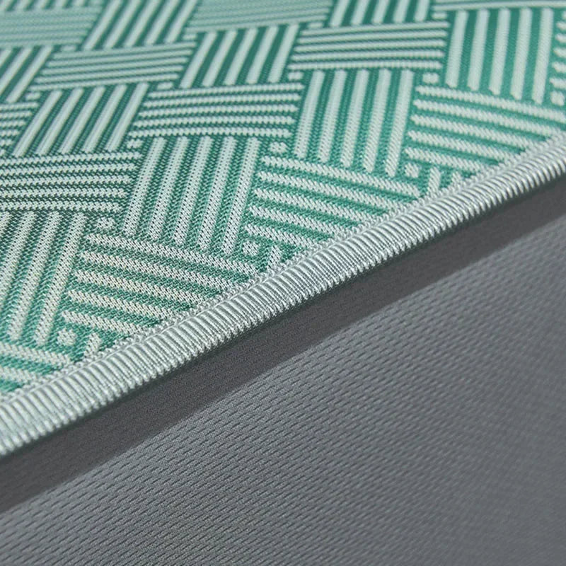 Afralia™ Antibacterial Ice Silky Soft Fitted Sheet Set, Striped Geometric Pattern, Breathable Mattress Cover