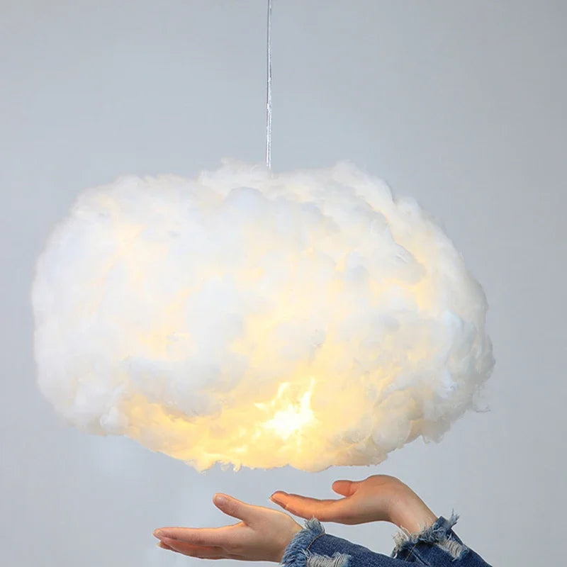 Afralia™ Cloud LED Pendant: Modern Hanging Lamp for Living, Bedroom, Kids Room Lighting