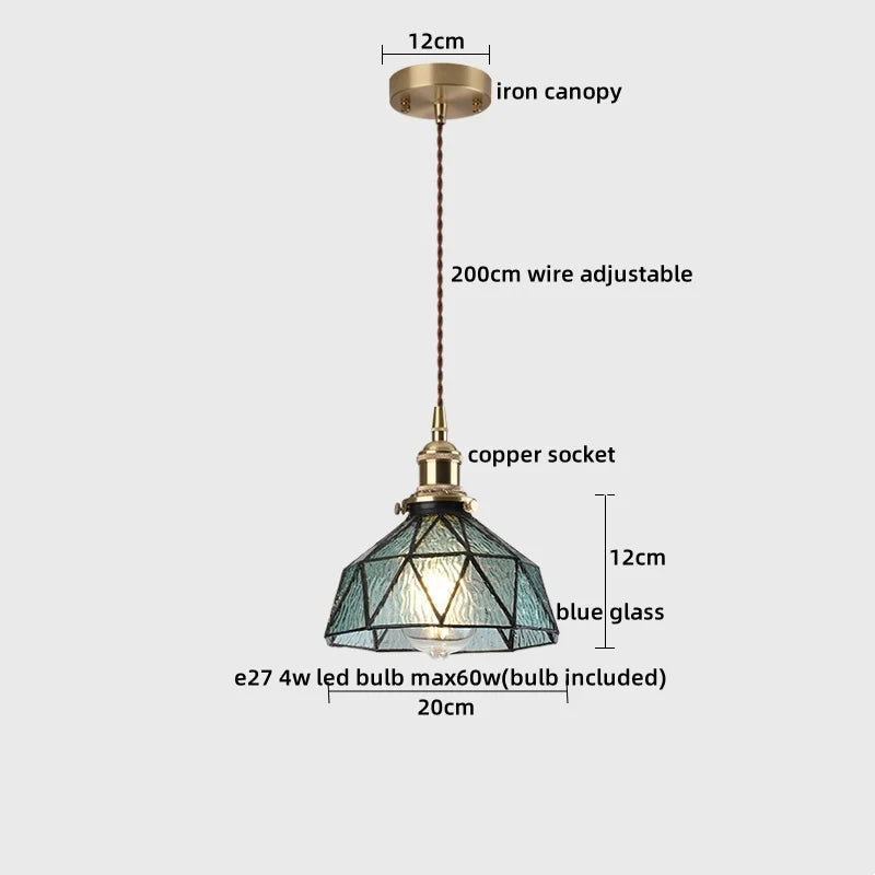 Afralia™ LED Copper Ceramic Pendant Lamp Modern Style Chandelier for Living Dining Bedroom