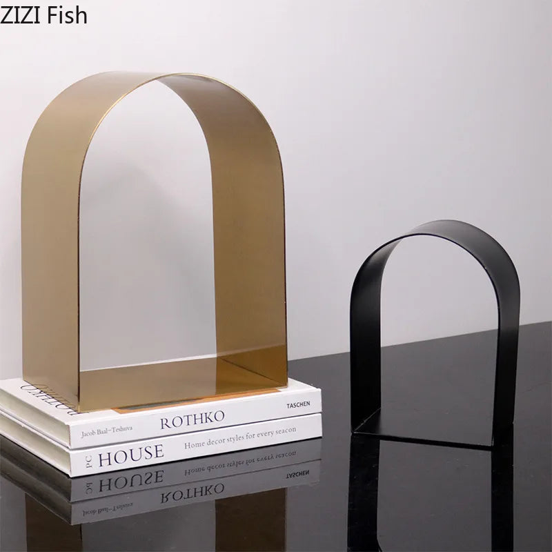 Afralia™ Arches Geometry Desk Decoration - Modern Sculpture Craft for Room Aesthetics