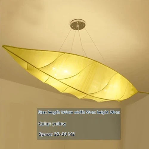 Afralia™ Retro Paper Fabric LED Pendant Light for Bedroom Teahouse Beauty Salon