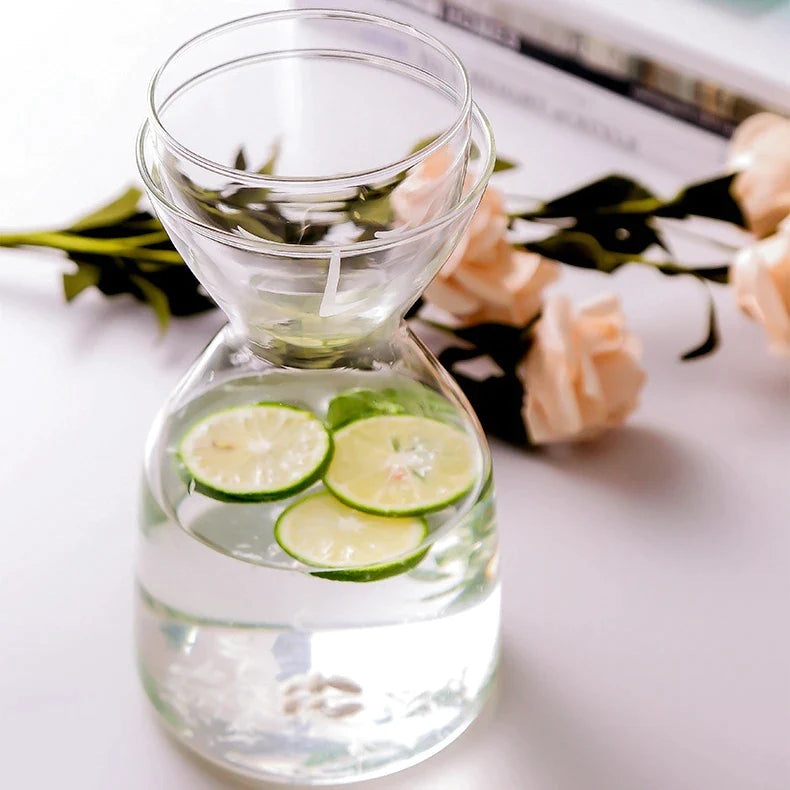 Afralia™ Glass Tea Infuser Water Bottle Thermos Drinkware Kit