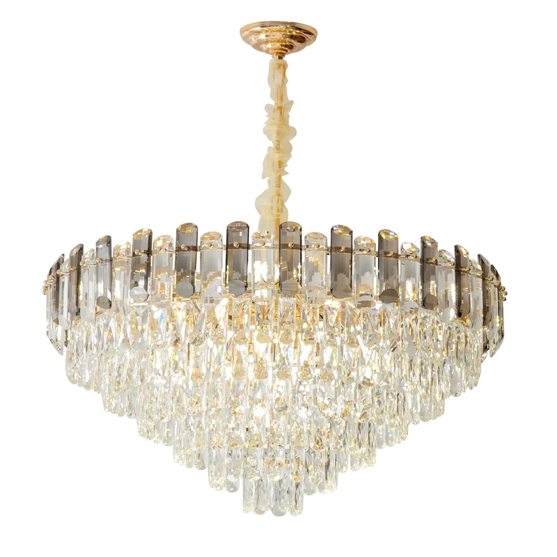 Afralia™ Luxury Crystal Chandelier for Living Room, Bedroom, and Restaurant