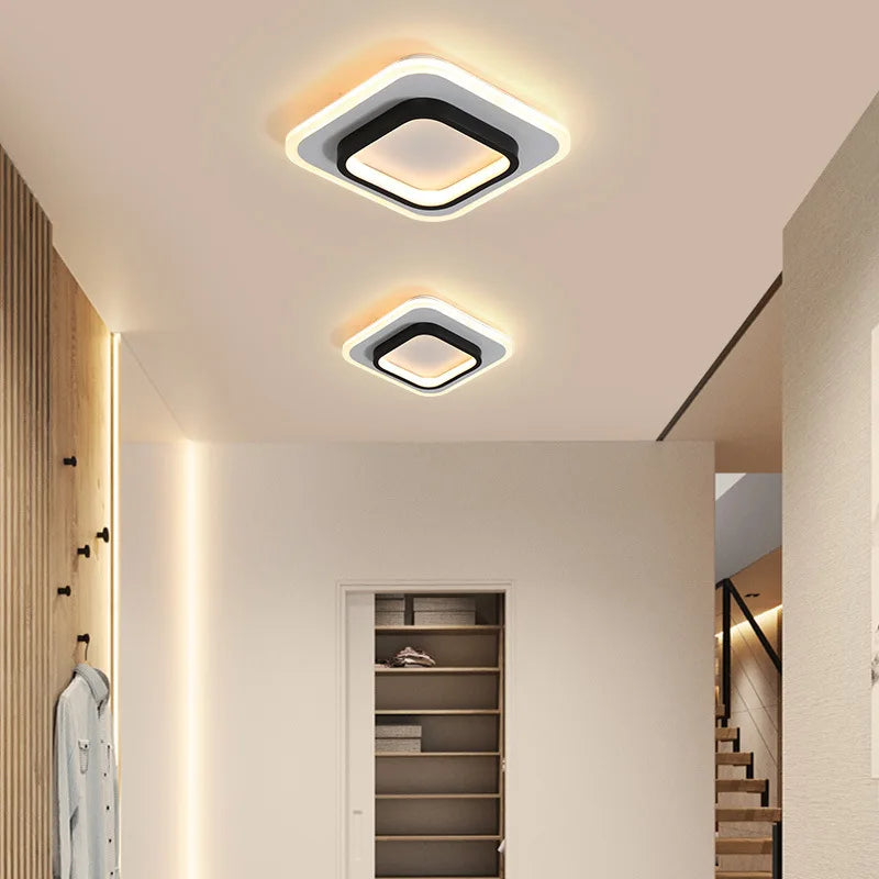 Afralia™ Modern LED Ceiling Lights for Home Lighting in Bedroom Living Room Corridor Balcony