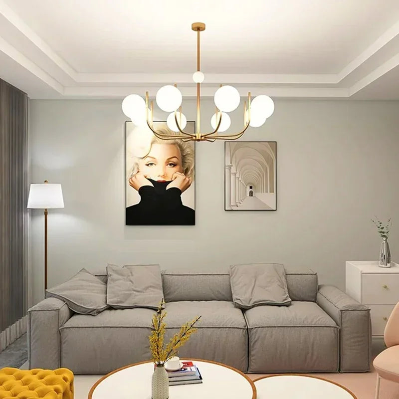 Afralia™ Modern LED Pendant Chandeliers for Living Room and Dining Room Lighting
