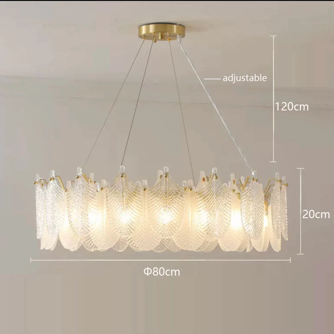 Afralia™ Tree Branch Chandelier: Metal Art Glass Hanging Lamp for Living Room and Kitchen