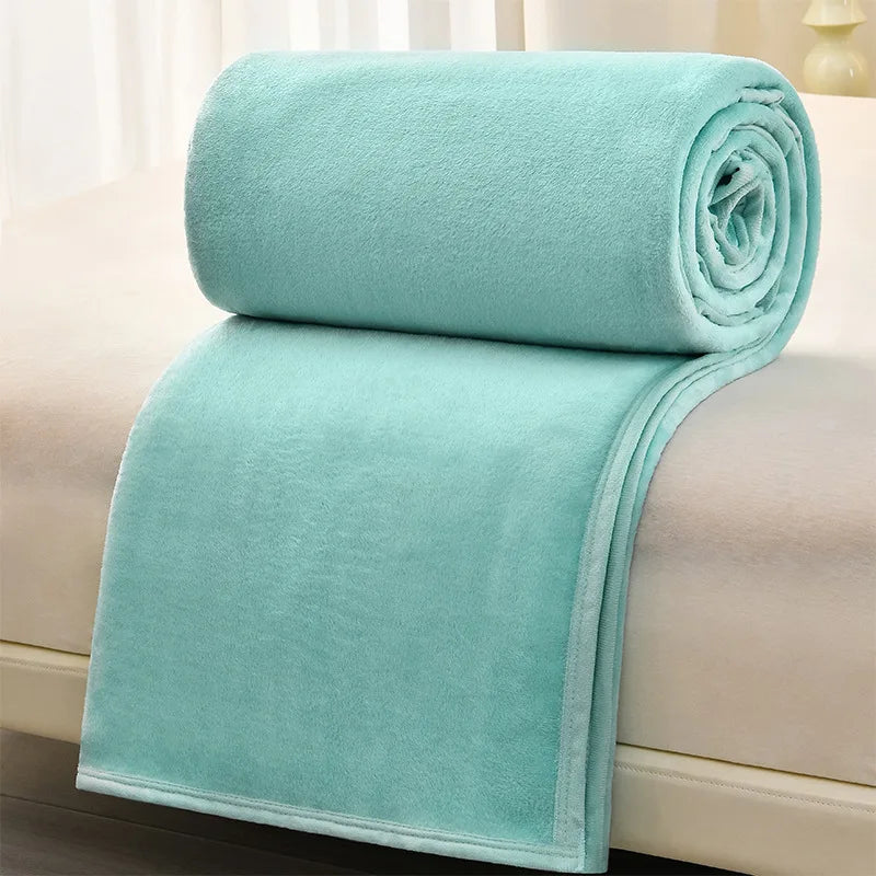 Afralia™ Cozy Flannel Blanket: Multi-Functional Sofa Cover for Adults