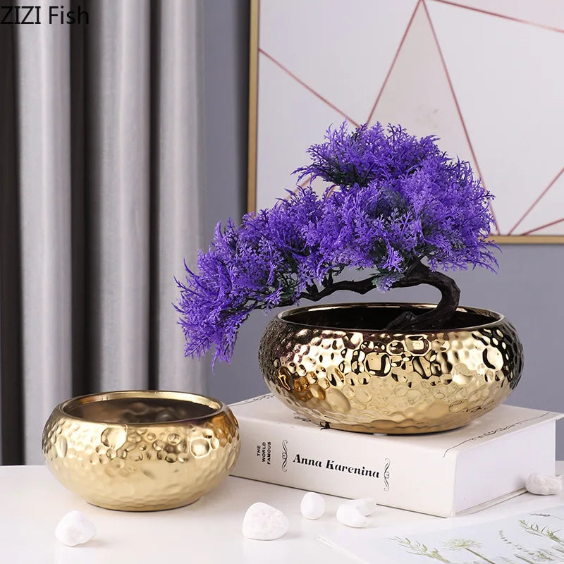Afralia™ Ceramic Vase Modern Decor Ornaments Pot Plants Flower Arrangement Ornamental Decor vase