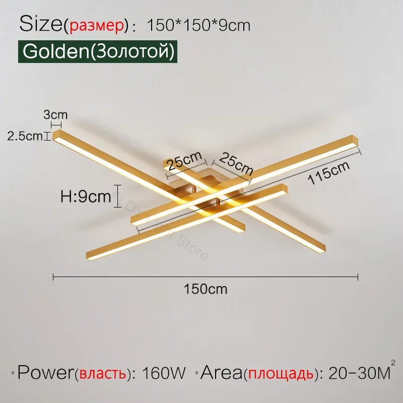 Afralia™ Modern LED Ceiling Lamps for Bedroom and Living Room